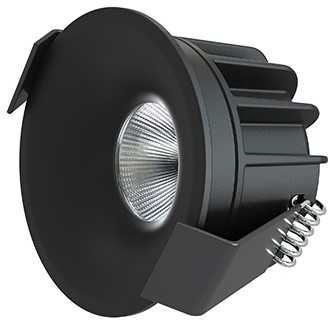 Ale Hardheid Reusachtig Interlight Inbouwspot IP44 Camicro rond 4W zwart | Distrilight
