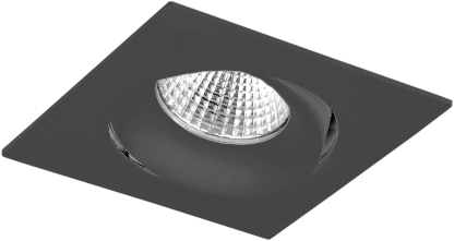 eenzaam hoed Overweldigen Pragmalux LED Inbouwspot Fasio IP44 Vierkant 13W 3000K CRI>90 38D 740lm  Zwart Ø95x95 Buitenmaat - Gatmaat Ø83 - Dimbaar | Distrilight